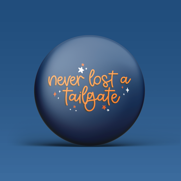 Never Lost a Tailgate - Navy & Orange