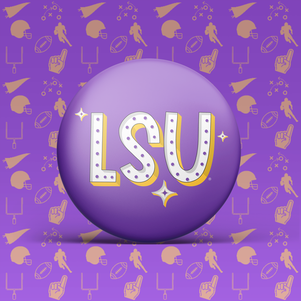 LSU Retro Button