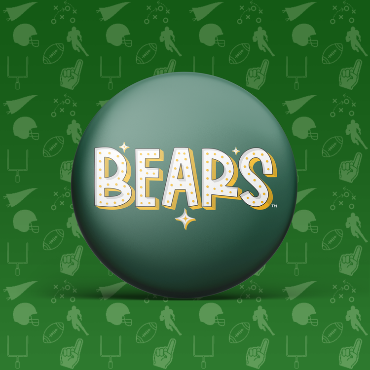 Bears Retro Button