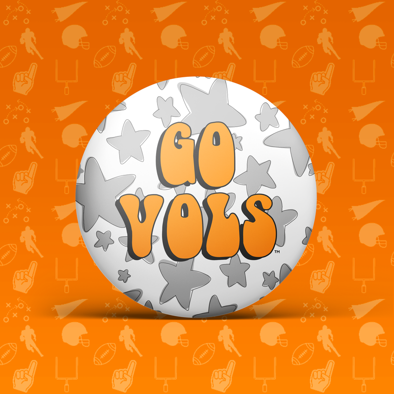 Go Vols Stars Button