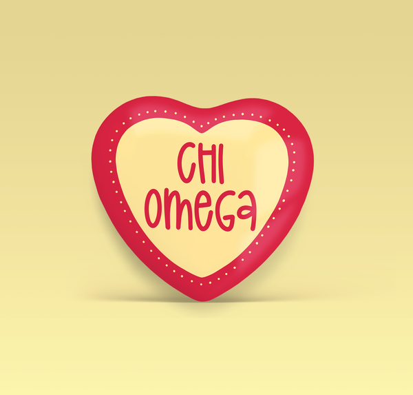 Chi Omega Heart
