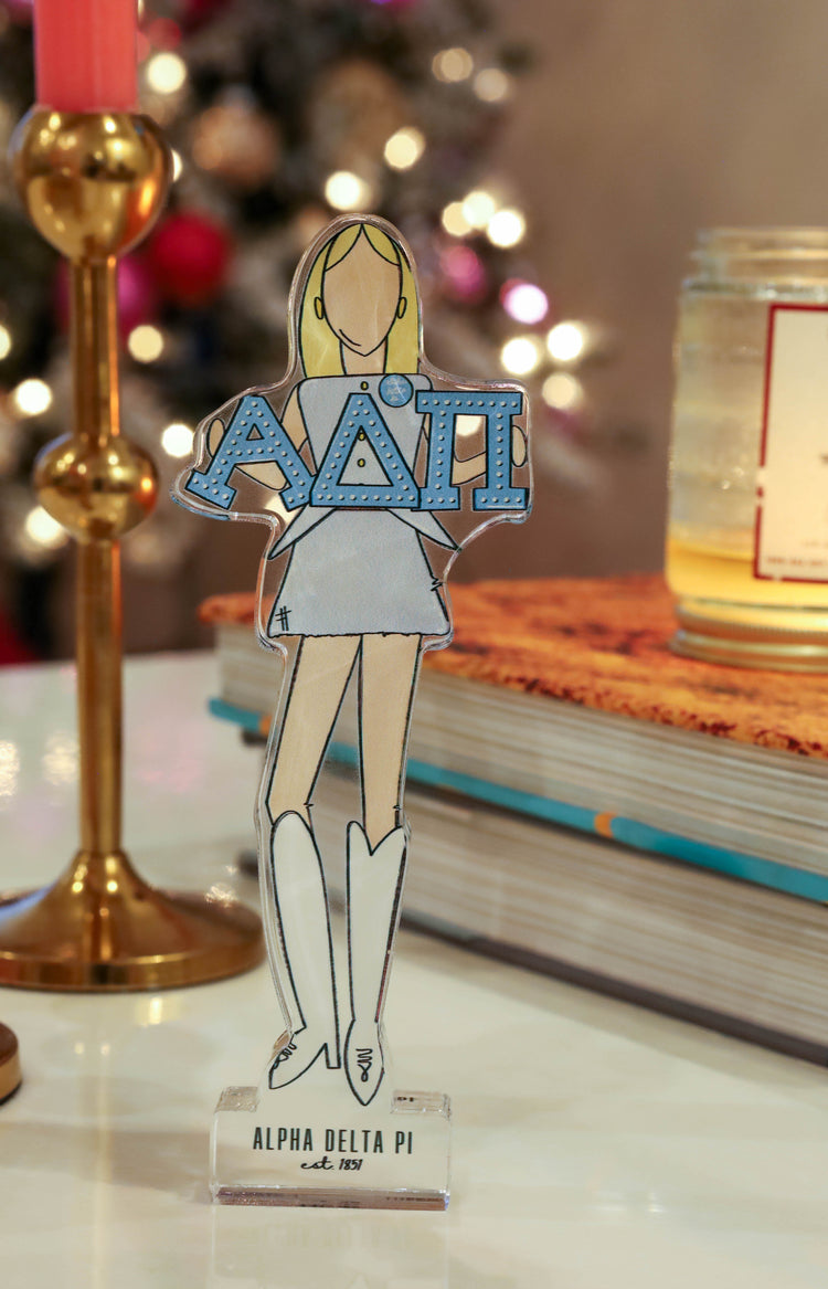 Alpha Delta Pi Acrylic Block Shelfie