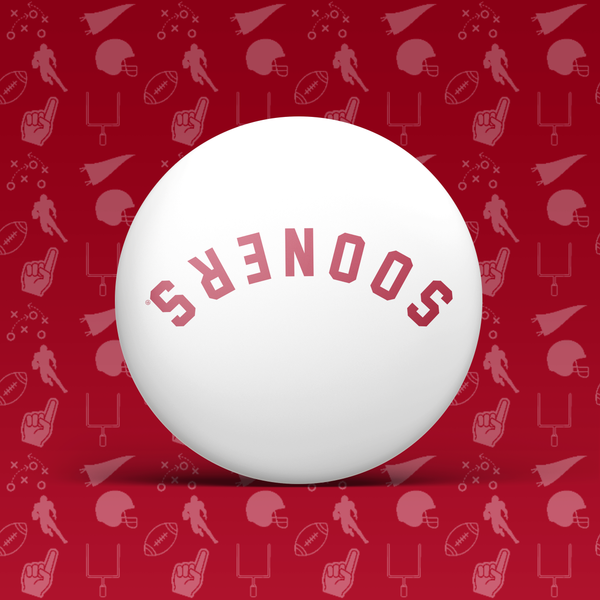 Sooners Upside Down Button
