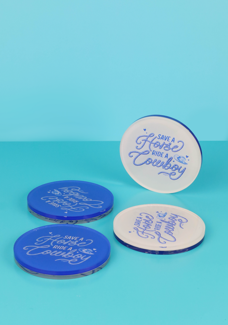 Save A Horse Coaster