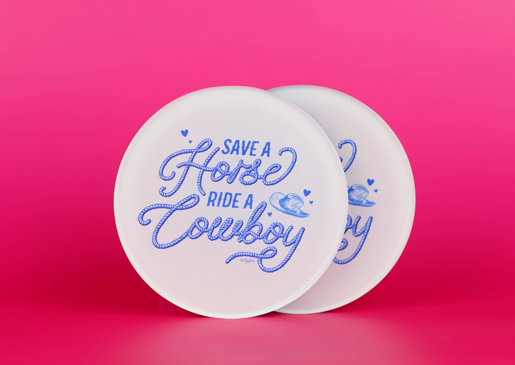 Save A Horse Coaster