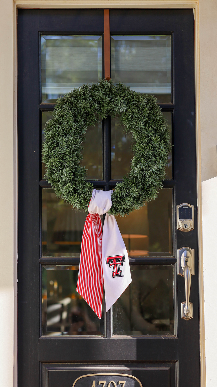 Texas Tech Embroidered Wreath Sash