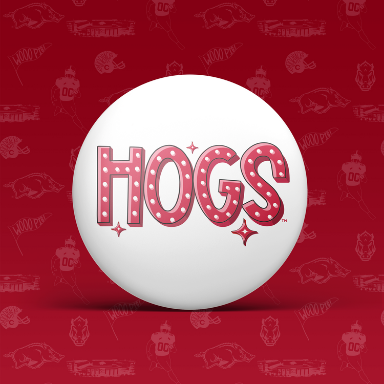 Hogs Retro Button