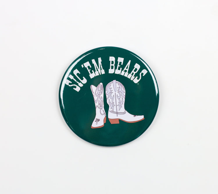 Sic 'Em Bears Button