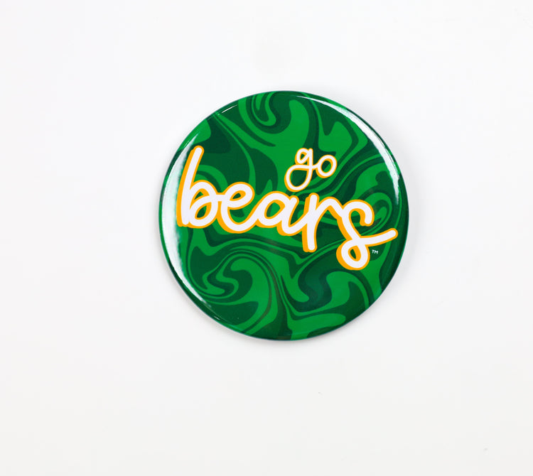 Go Bears Swirl Button