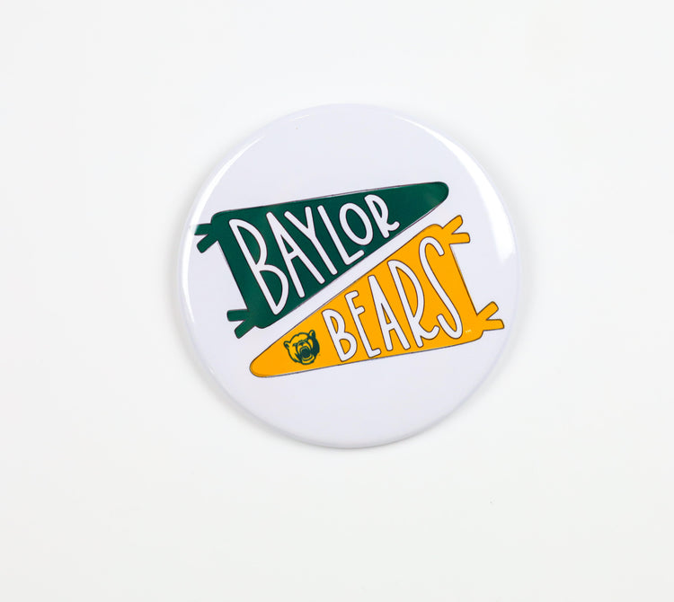 Baylor Bears Pennant Flag Button