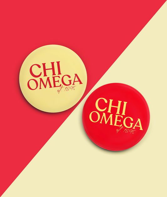 Chi Omega Acrylic Coasters