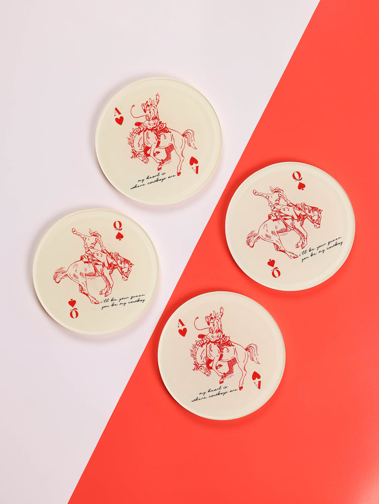 My Heart Is Where Cowboys Are Coaster