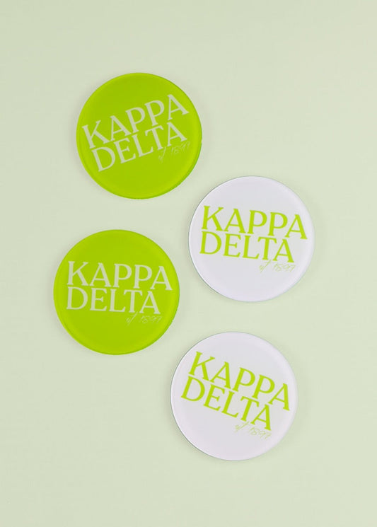 Kappa Delta Acrylic Coasters