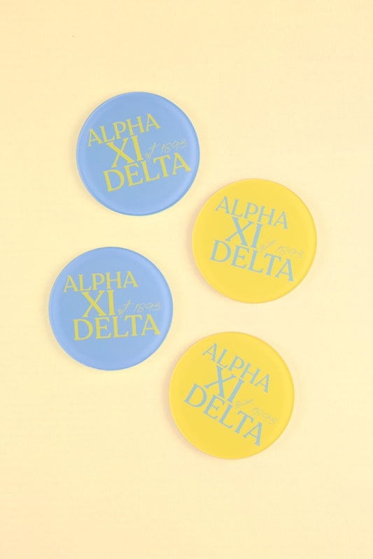 Alpha Xi Delta Acrylic Coasters