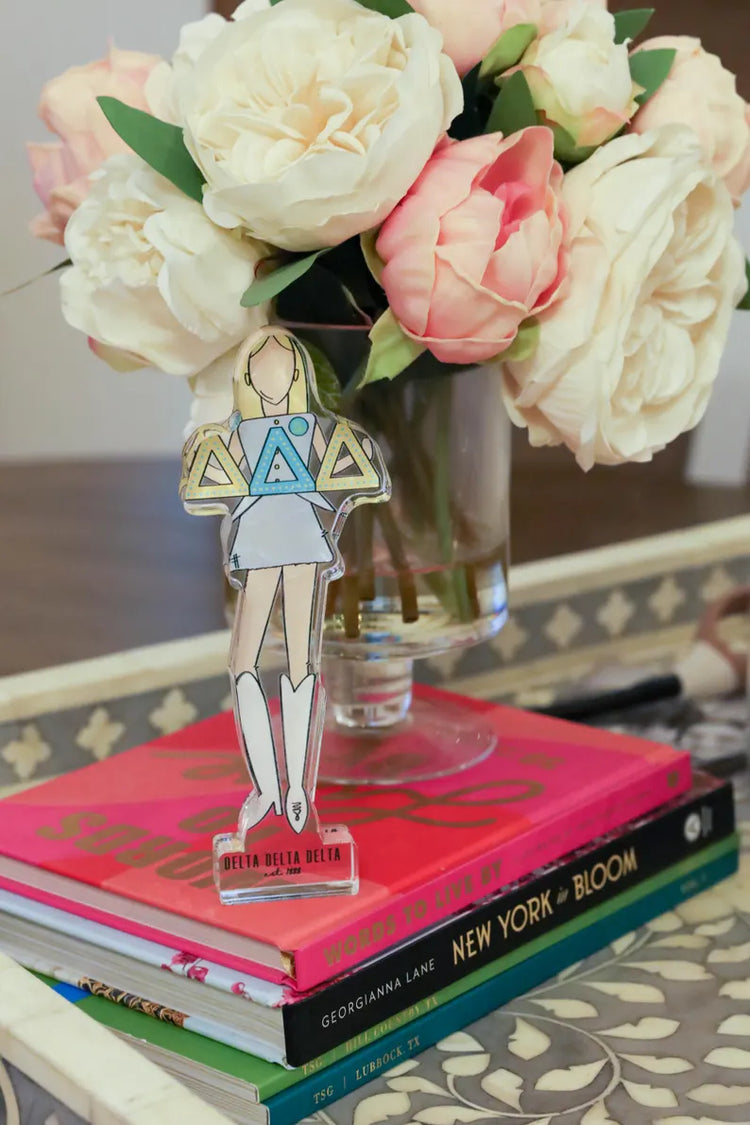 Tri Delta Acrylic Block Shelfie