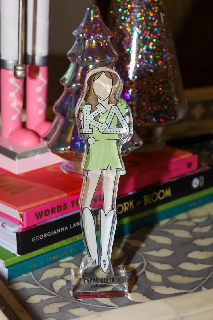Kappa Delta Acrylic Block Shelfie
