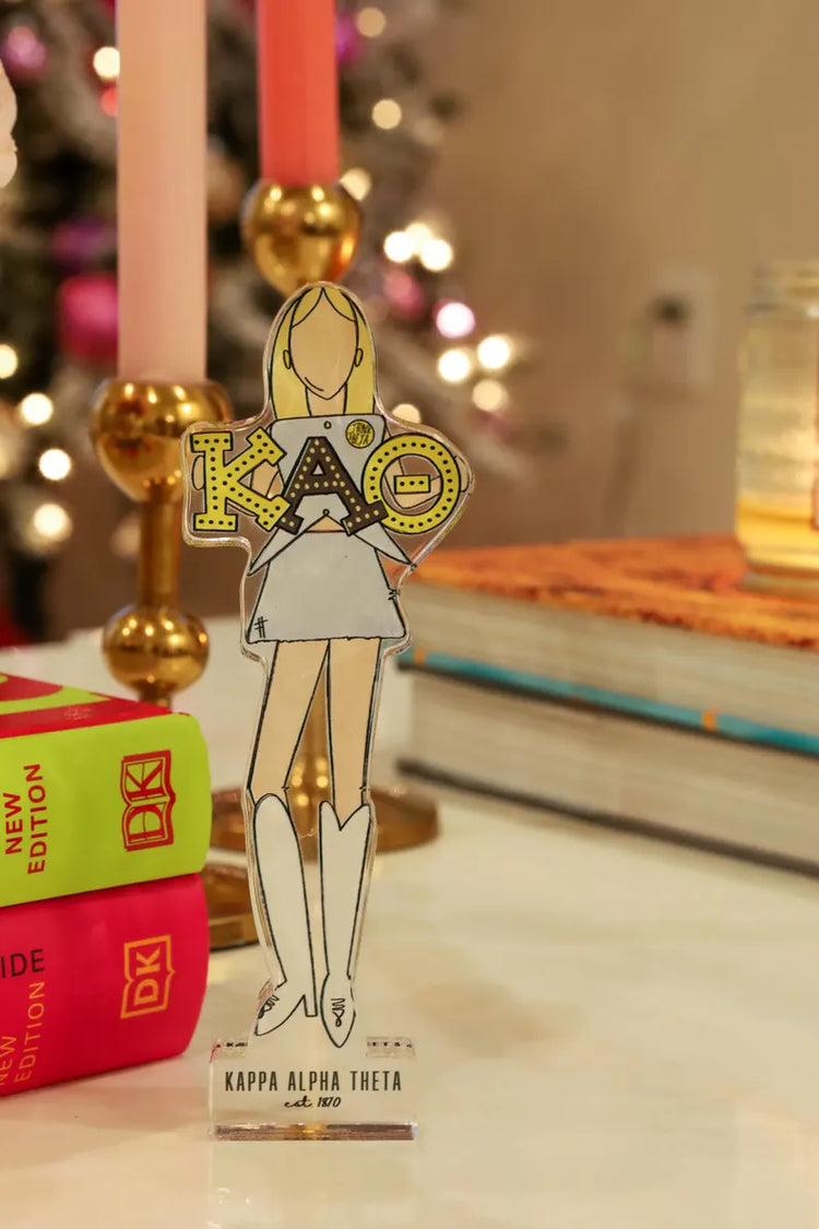Kappa Alpha Theta Acrylic Block Shelfie
