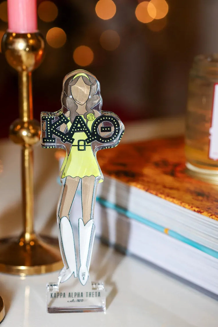 Kappa Alpha Theta Acrylic Block Shelfie