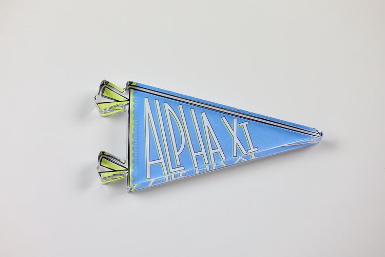 Alpha Xi Delta Acrylic Pennant Flag Shelfie