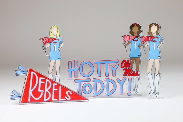 Hotty Toddy Acrylic Block Shelfie