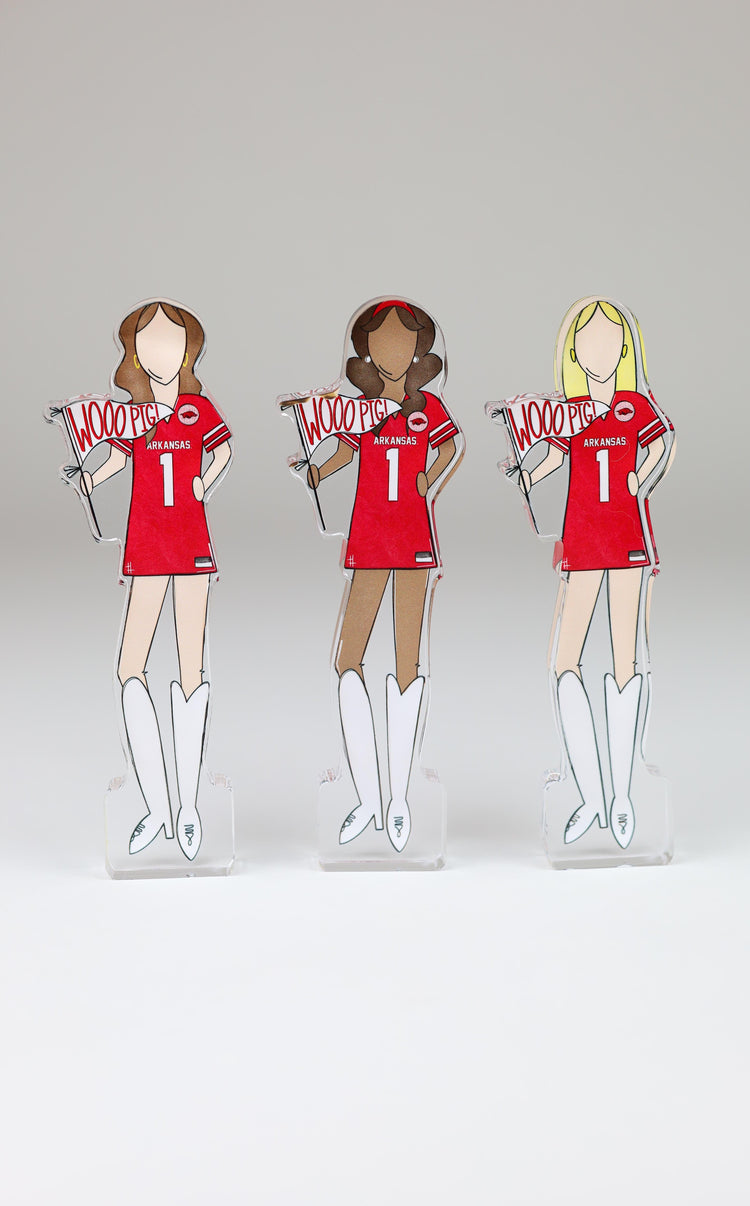 Arkansas Girls Acrylic Block Shelfie