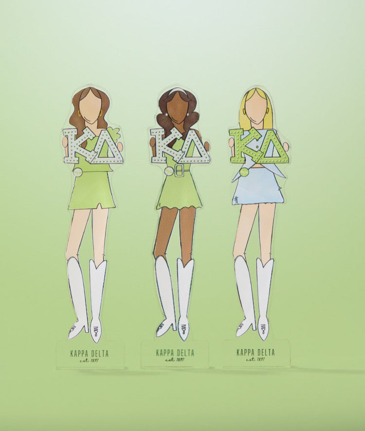Kappa Delta Acrylic Block Shelfie