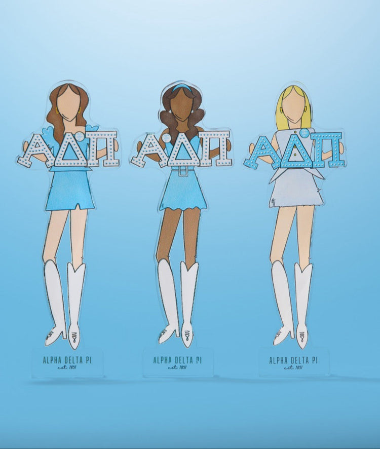 Alpha Delta Pi Acrylic Block Shelfie