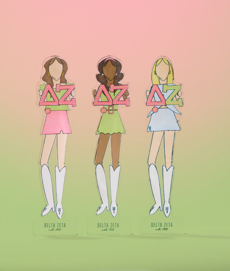 Delta Zeta Acrylic Block Shelfie