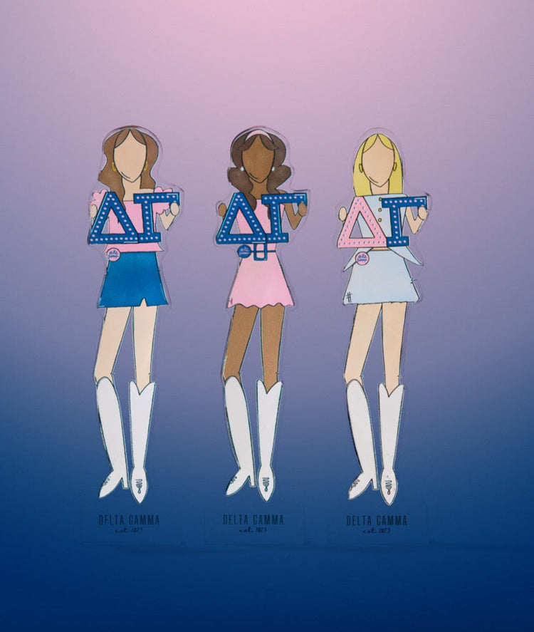 Delta Gamma Acrylic Block Shelfie