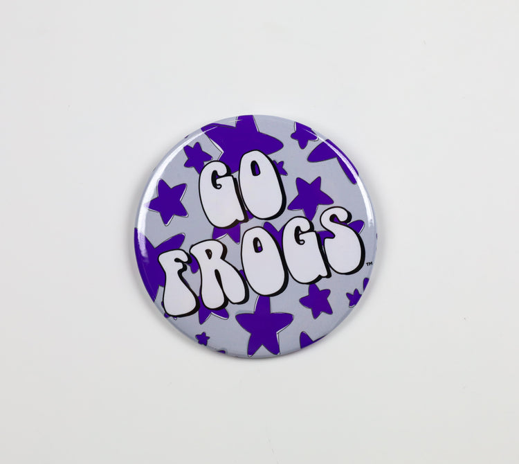 Go Frogs Stars Button