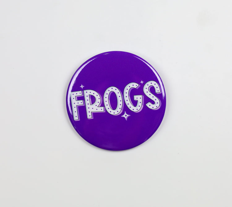 Frogs Retro Button