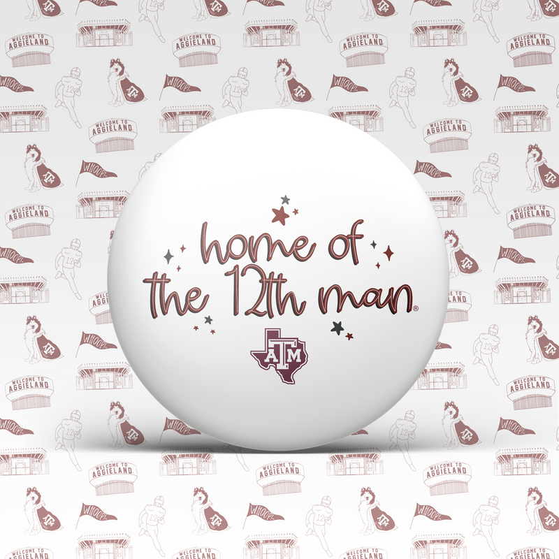 Home Of The 12th Man Button