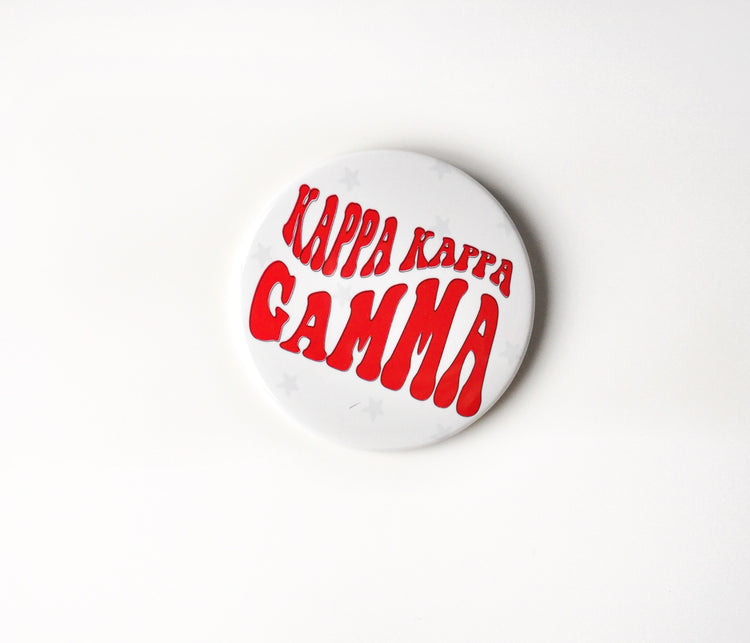 Kappa Groovy Star Button - White