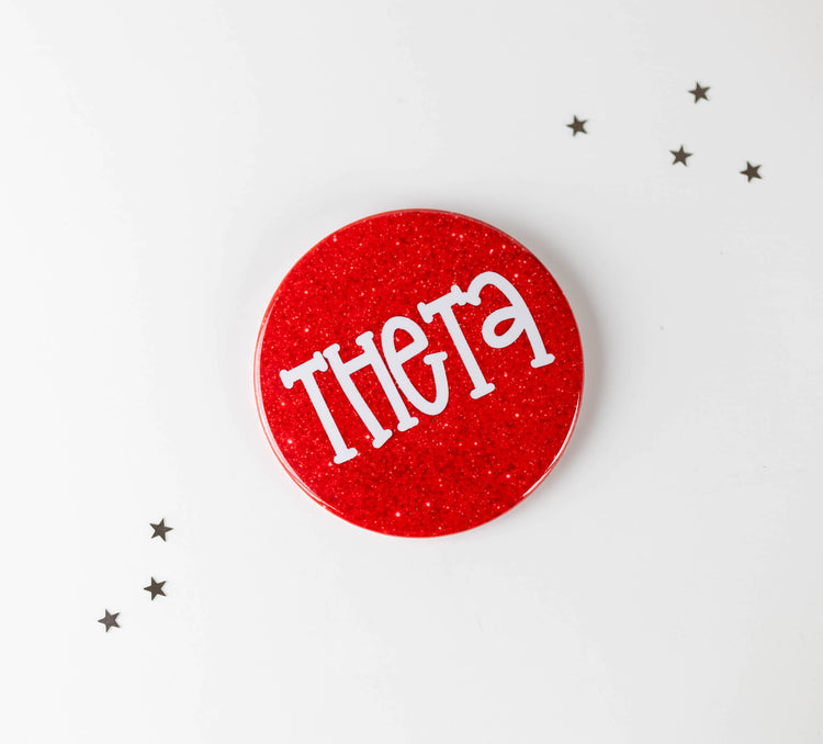 Kappa Alpha Theta Red Glitter