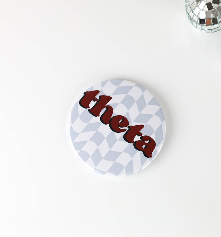 Theta Checkered - Maroon