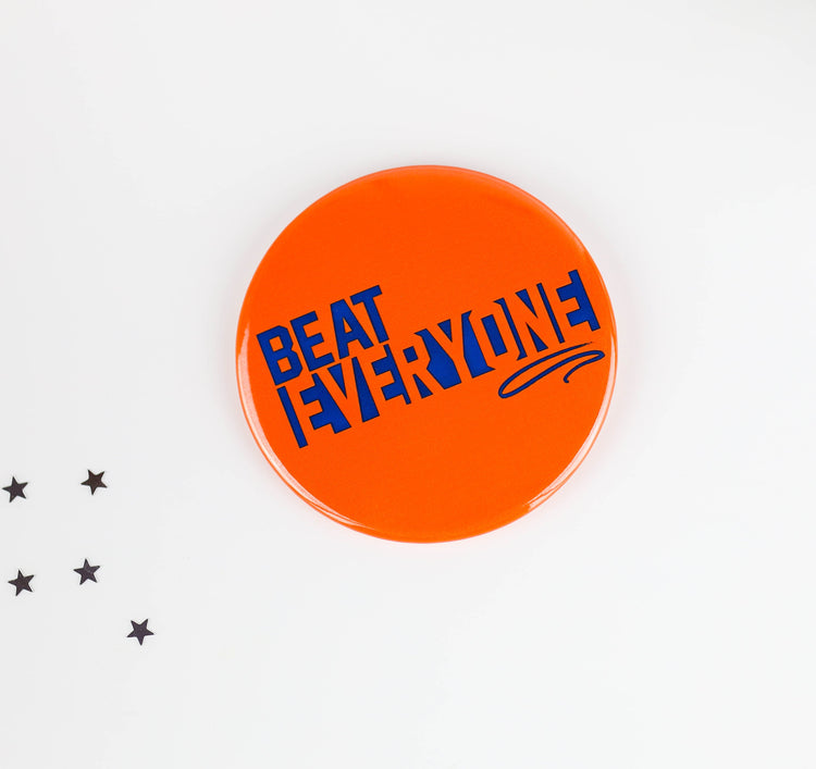 Beat Everyone - Navy & Orange