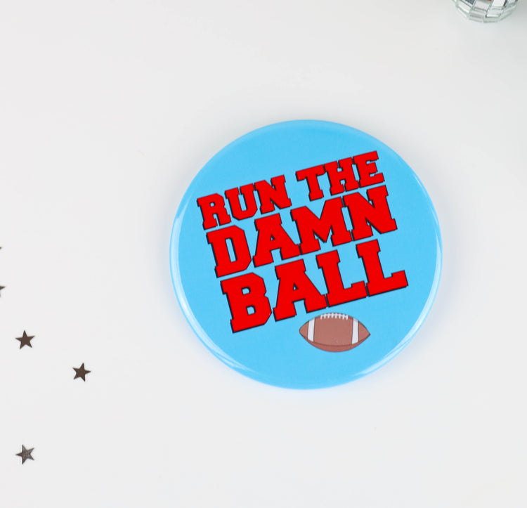 Run The Damn Ball - Blue & Red