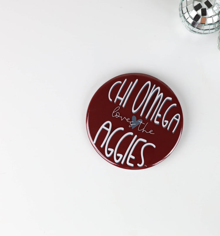 Chi Omega Loves the Aggies - Maroon