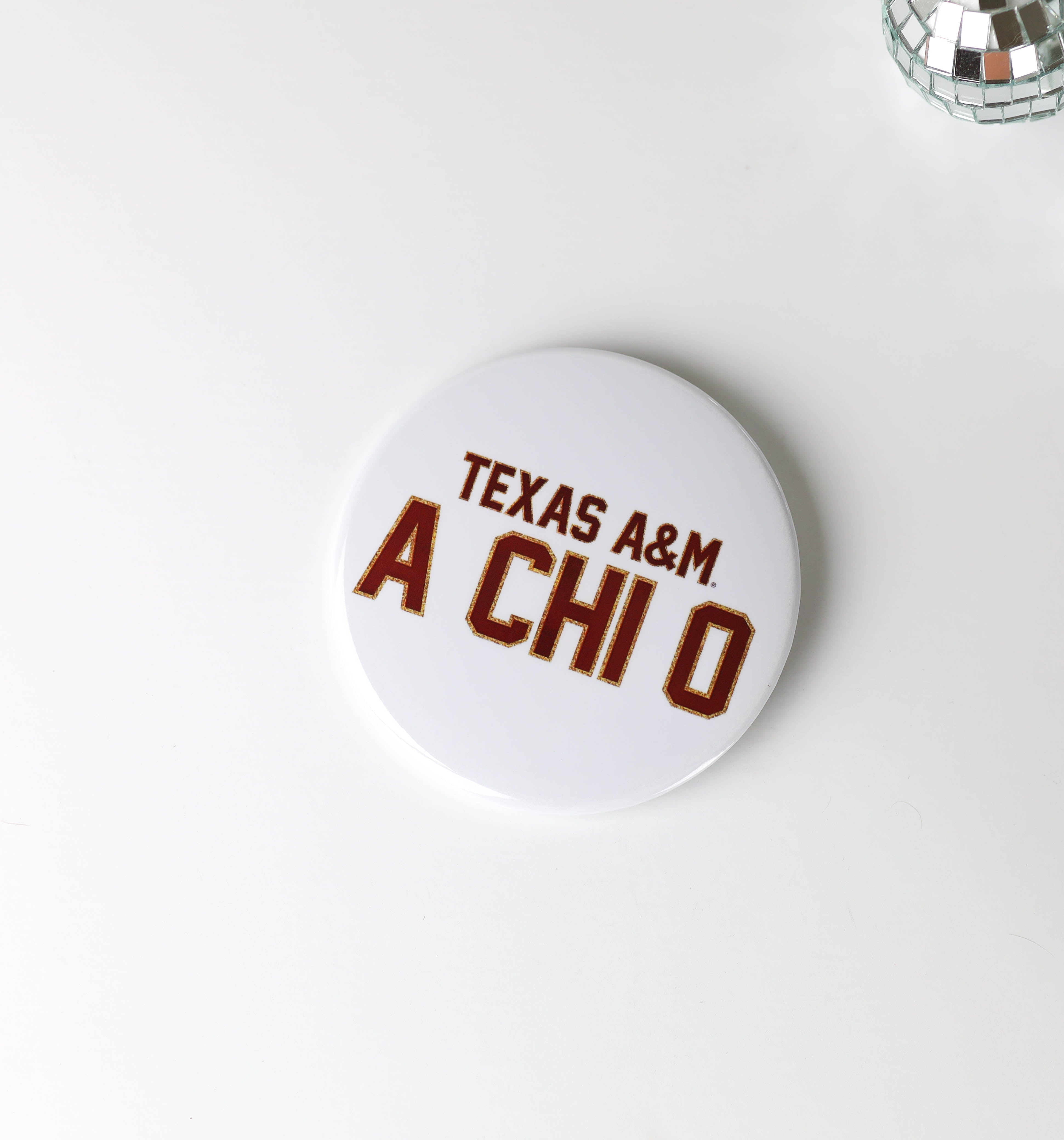 Alpha Chi Omega Sorority Game Day Tailgate Buttons Game Day Pins