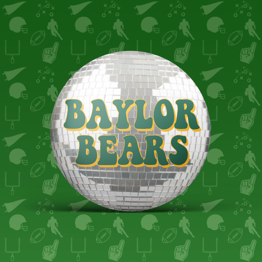 Baylor Bears Disco Button
