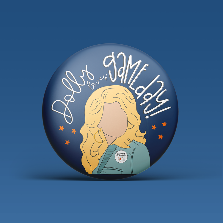 Dolly <3s Game Day - Navy & Orange