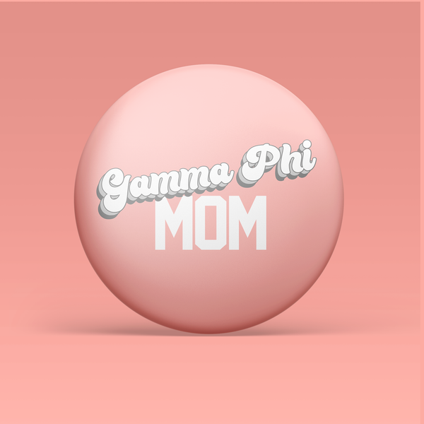 Gamma Phi Beta Mom Pinback Button