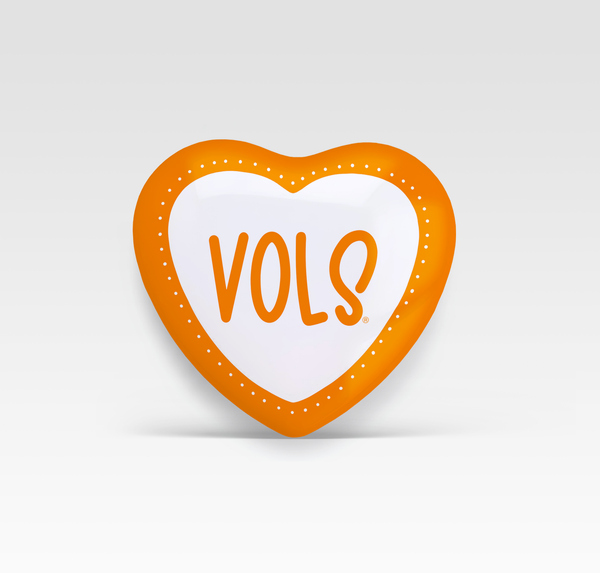 Vols Heart Button - Heart Shape button