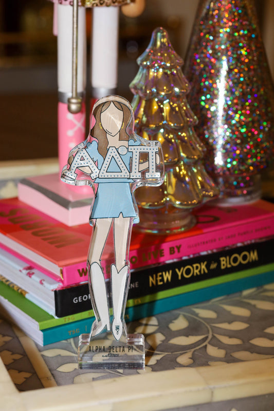 Alpha Delta Pi Acrylic Block Shelfie