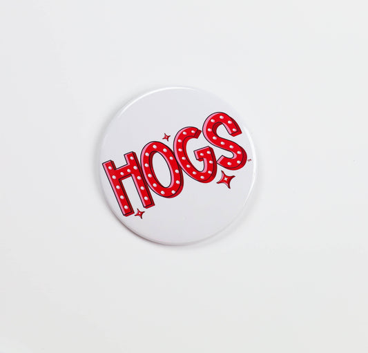 Hogs Retro Button