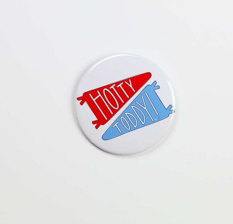 Hotty Toddy Pennant Flag Button