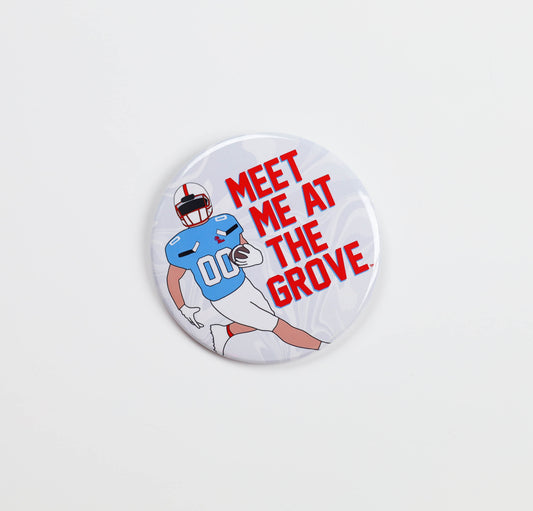 Meet Me @ The Grove Fball Player Button