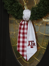 Texas A&M Embroidered Wreath Sash
