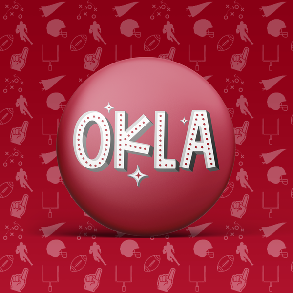 OKLA Retro Button