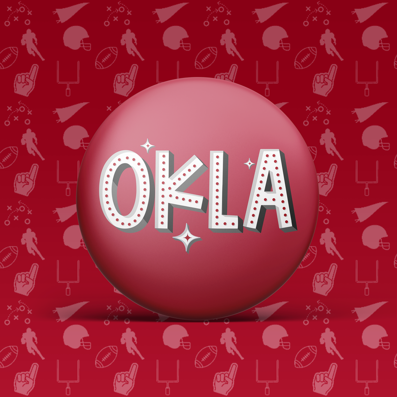OKLA Retro Button